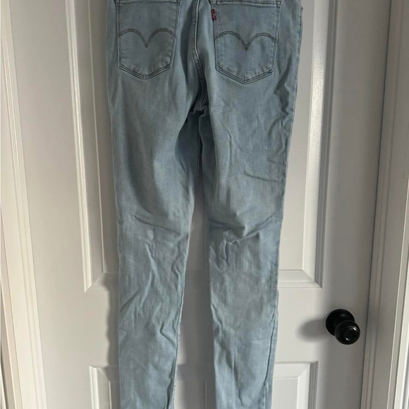 Light Blue Women's Jeans - Picture 2 of 3